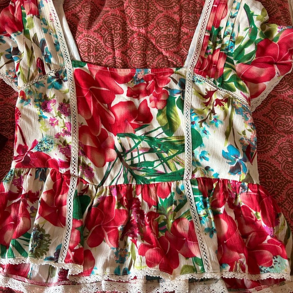 Beautiful floral blouse